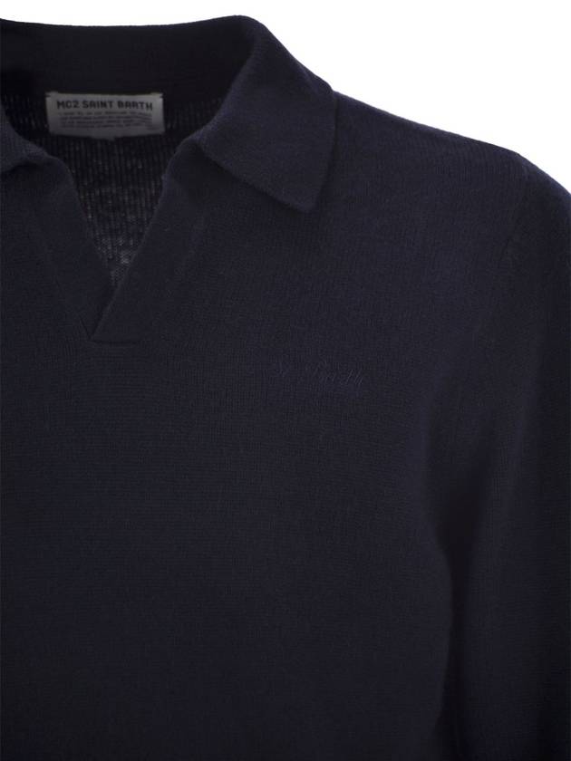 Cashmere blend jumper with polo neck - MC 2 SAINT BARTH - BALAAN 4