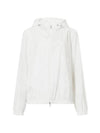 Boissard Hoodie Windbreaker White - MONCLER - BALAAN.