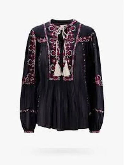 Kiledia Embroidery Blouse Black - ISABEL MARANT - BALAAN 2