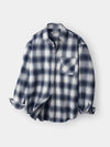 Ray check shirt navy - INDUST - BALAAN 9