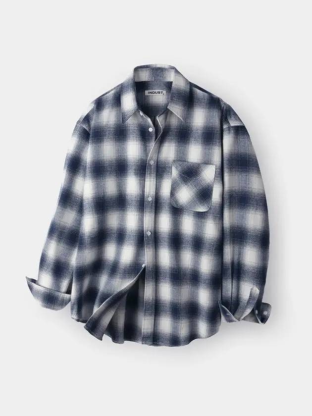 Ray check shirt navy - INDUST - BALAAN 9