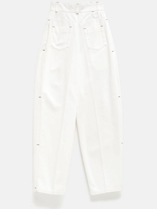 Curgio Ultra High Waist Jeans Off White - JACQUEMUS - BALAAN 3