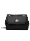 Nappa Lambskin Curb Chain Strap Shoulder Bag Small - VIVIENNE WESTWOOD - BALAAN 1