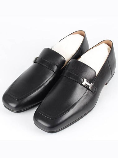 Giovanni H silver loafers black 43 280 - HERMES - BALAAN 1