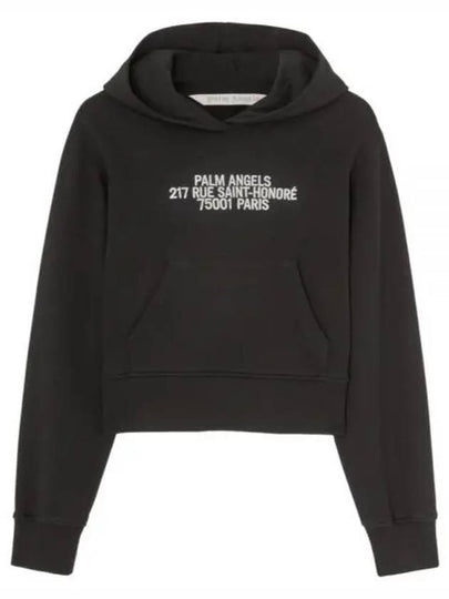 Cotton Hoodie Black - PALM ANGELS - BALAAN 2