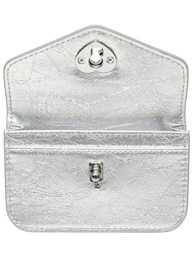 Heartlock compact business card card wallet silver - LE MASQUE - BALAAN 3