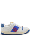 Screener Interlocking G Low Top Sneakers Blue White - GUCCI - BALAAN 1