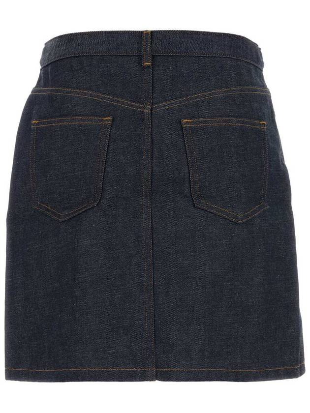 Women's Jupe Standard Denim H-Line Skirt - A.P.C. - BALAAN 3