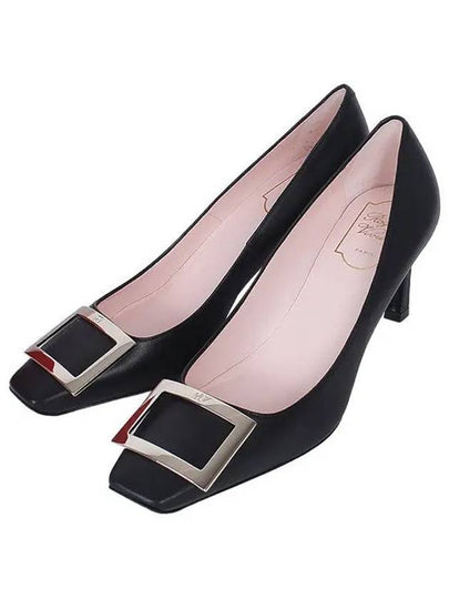 Trompette Metal Buckle Pumps Black - ROGER VIVIER - BALAAN 2