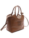 Tote Bag 5BA284VOON2CRW F0046 COGNAC Brown - MIU MIU - BALAAN 4