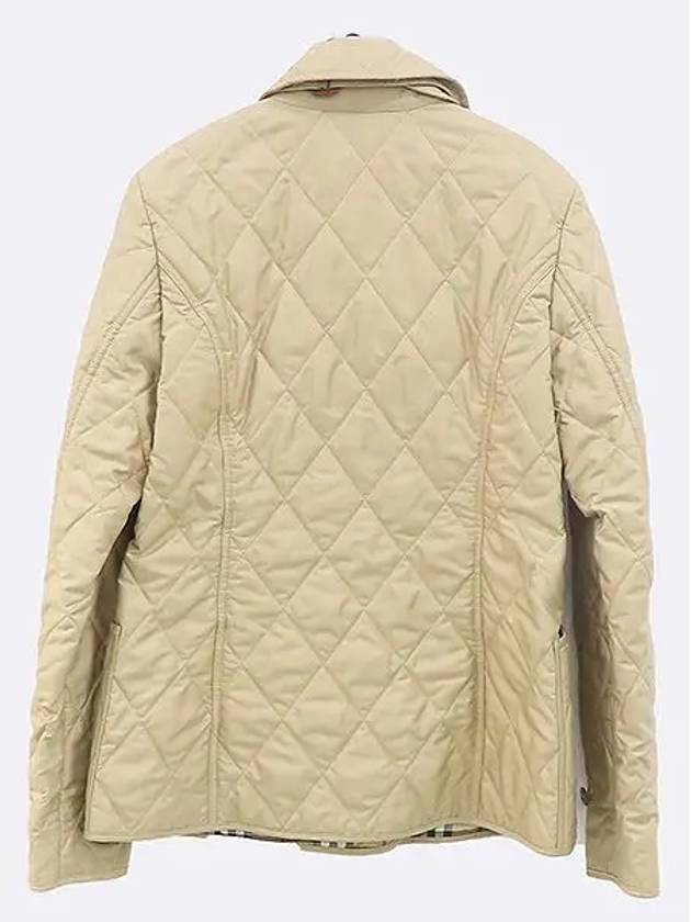 8023321 Beige color diamond quilted jacket - BURBERRY - BALAAN 3