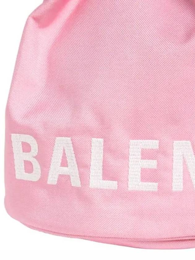 Wheel XS Drawstring Bucket Bag Pink - BALENCIAGA - BALAAN 6