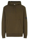 Lens Wappen Pocket Hoodie Green - CP COMPANY - BALAAN 2