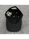 Embroidered Heart Logo Ball Cap Black - AMI - BALAAN 5