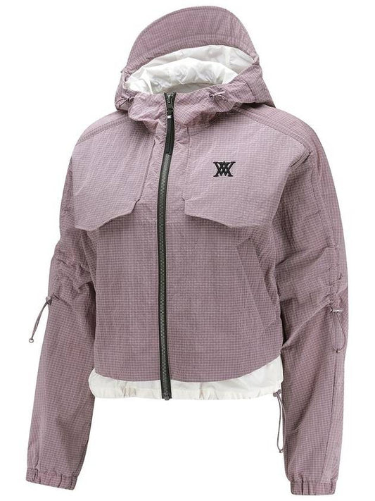 WOMEN RIBSTOP HOODY WINDBREKER JACKET - ANEWGOLF - BALAAN 2