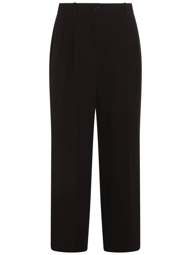 The Row Black Wool Pants - THE ROW - BALAAN 1