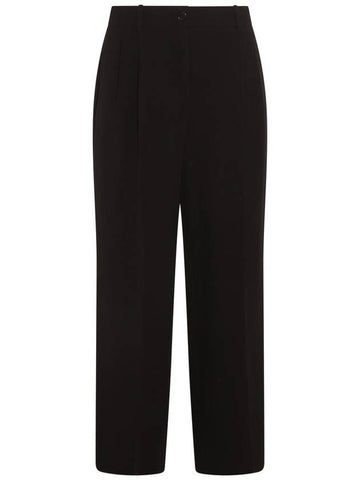 The Row Black Wool Pants - THE ROW - BALAAN 1