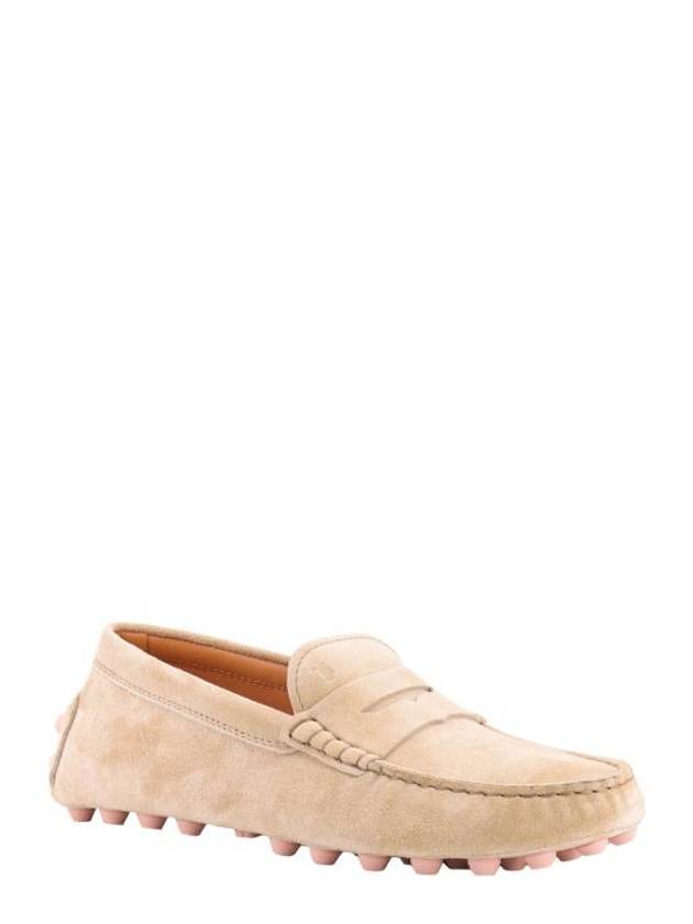 Gommino Bubble Suede Driving Shoes Beige - TOD'S - BALAAN 3