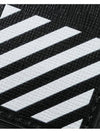 OffWhite Black Diag Stripe Leather AirPods Case - OFF WHITE - BALAAN 4