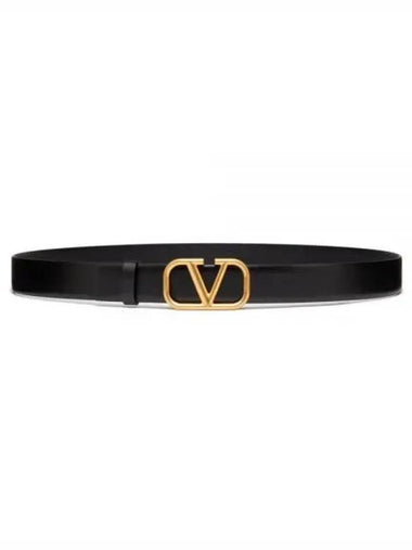 5Y0T0Q90 ECU 0NO 5Y2T0Q90 V Logo Signature Belt - VALENTINO - BALAAN 1