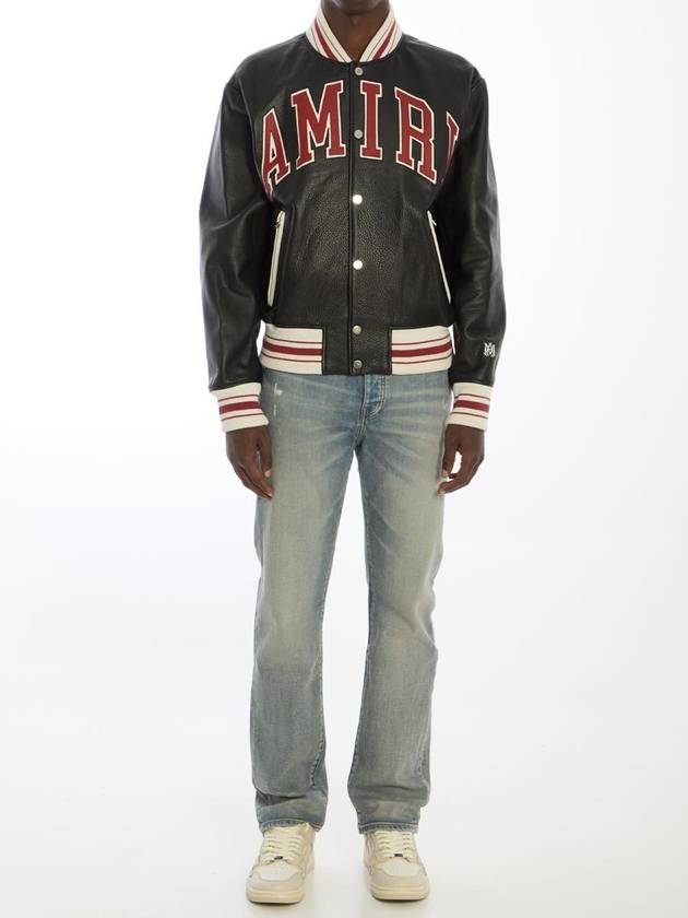 Amiri Leather Bomber Jacket - AMIRI - BALAAN 5