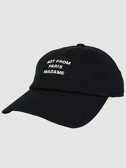 Slogan logo ball cap black - DROLE DE MONSIEUR - BALAAN 2