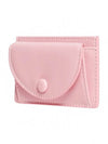 Slim Pocket Mini Coin Transportation Card Wallet Baby Pink - LE MASQUE - BALAAN 5