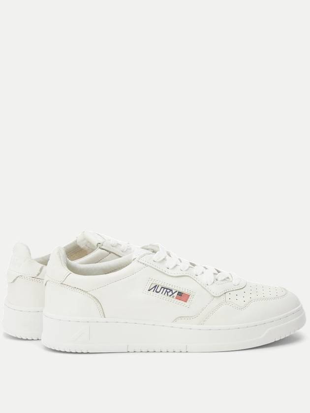 Medalist Logo Patch Low Top Sneakers White - AUTRY - BALAAN 4