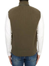 Panel Suede Quilted Padding Vest Dark Olive - TOM FORD - BALAAN 8