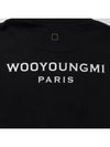 Back Logo  Zip-Up Hoodie Black - WOOYOUNGMI - BALAAN 5