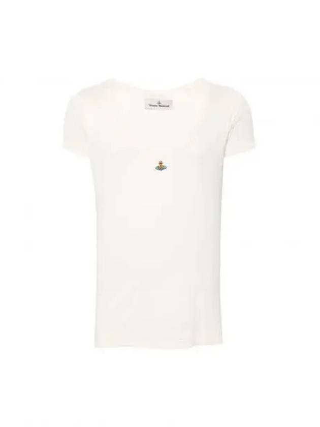 ORB Lollo Short Sleeve T-Shirt White - VIVIENNE WESTWOOD - BALAAN 2