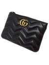 GG Marmont Clutch Bag Black - GUCCI - BALAAN 3