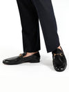 Jordaan Leather Loafers Black - GUCCI - BALAAN 7