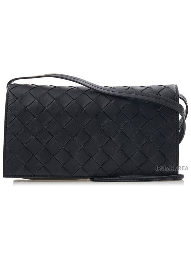 Intrecciato Mini Cross Bag Black - BOTTEGA VENETA - BALAAN 2