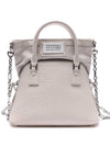 5AC Classique Micro Tote Bag Light Grey - MAISON MARGIELA - BALAAN 3