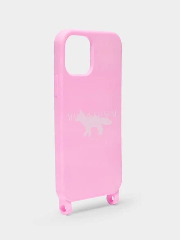 MK Stamp iPhone 12 Case Light Pink - MAISON KITSUNE - BALAAN 3