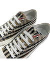 Vintage Check Cotton Sneakers Archive Beige - BURBERRY - BALAAN 3