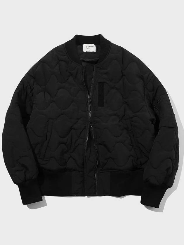 Quilted MA 1 Jacket Black - CPGN STUDIO - BALAAN 2