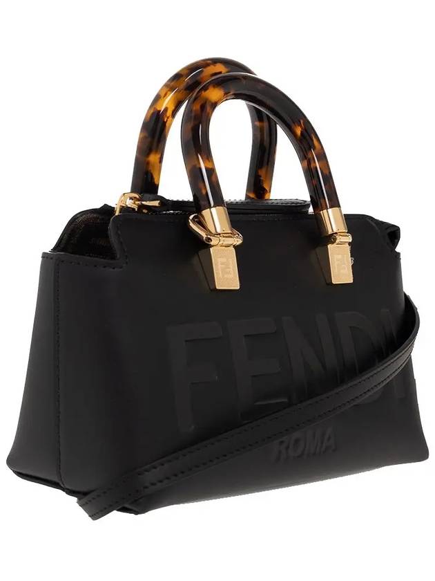 By The Way Small Leather Tote Bag Black - FENDI - BALAAN 4