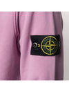 Garment Dyed Cotton Crewneck Sweatshirt Pink - STONE ISLAND - BALAAN 4