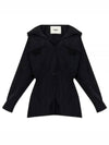 Women's Nylon Anorak Blouson Jacket Black - FENDI - BALAAN 2