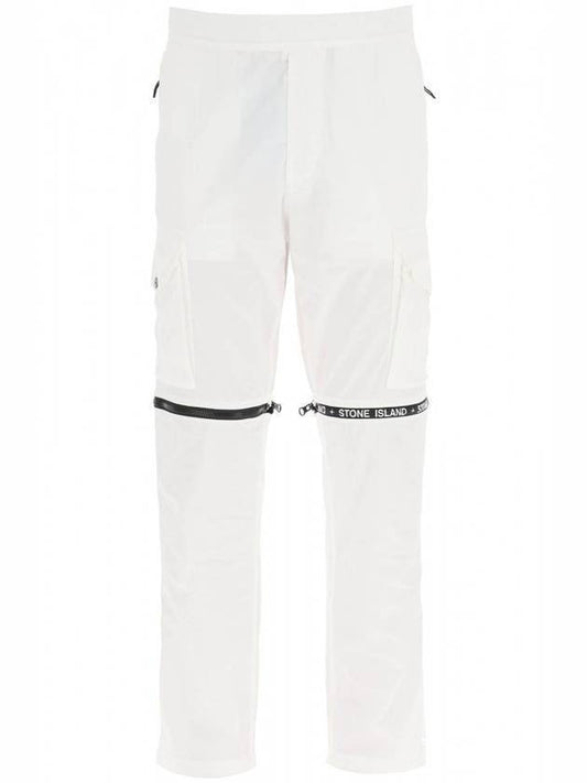 Trousers Straight Pants White - STONE ISLAND - BALAAN.