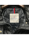 Women s FLAMMETTE Logo Patch Long Down Padded Jacket Black 1C50900 54155 999 - MONCLER - BALAAN 5