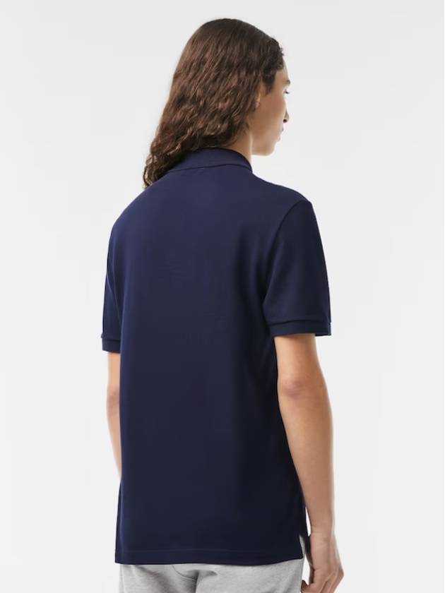 4012 Short Sleeve Polo Slim Fit Navy - LACOSTE - BALAAN 3