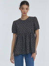 Any Short Sleeve Blouse Black - MANAVIS7 - BALAAN 3