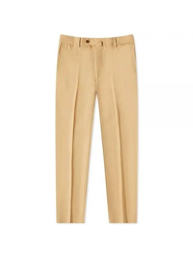 Slim-Fit Trousers Pants Beige - KENZO - BALAAN 1