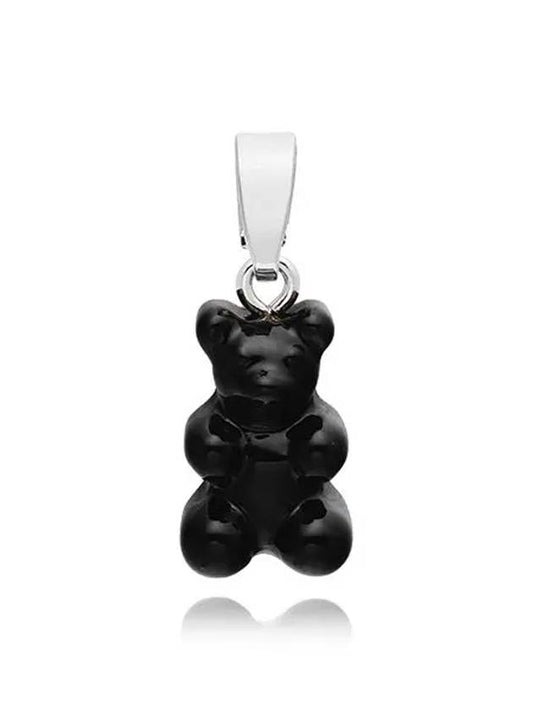 NOSTALGIA BEAR BLACK CLASSIC CONNECTOR Haribo pendant resin women charm - CRYSTAL HAZE - BALAAN 1