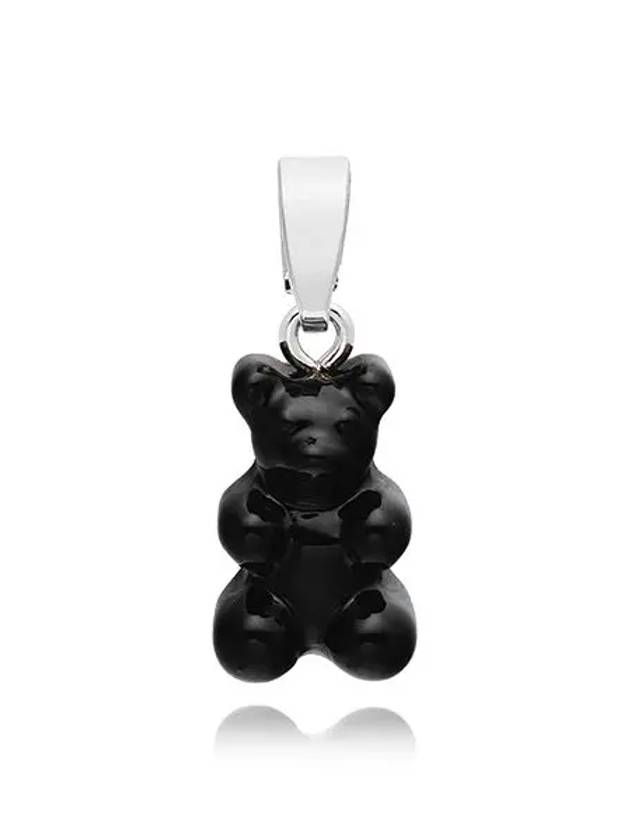 NOSTALGIA BEAR BLACK CLASSIC CONNECTOR Haribo pendant resin women charm - CRYSTAL HAZE - BALAAN 1