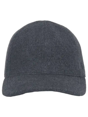 Wool Cashmere Ball Cap Gray Hat - TOTEME - BALAAN 1