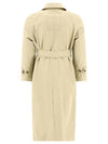 Check Belted Trench Coat Beige - BURBERRY - BALAAN 5